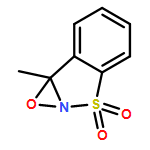 7bH-1,2-Oxazirino[2,3-b][1,2]benzisothiazole, 7b-methyl-, 3,3-dioxide, (7bR)- 