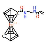 Ferrocene, [[[2-[(1-oxo-2-propen-1-yl)amino]ethyl]amino]carbonyl]-