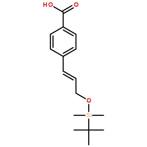 Benzoic acid, 4-[(1E)-3-[[(1,1-dimethylethyl)dimethylsilyl]oxy]-1-propen-1-yl]- 