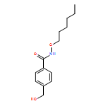 Benzamide, N-(hexyloxy)-4-(hydroxymethyl)- 