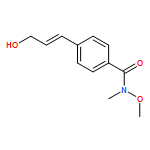 Benzamide, 4-[(1E)-3-hydroxy-1-propen-1-yl]-N-methoxy-N-methyl- 