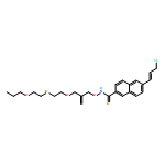 2-Naphthalenecarboxamide, 6-[(1E)-3-chloro-1-propen-1-yl]-N-[[2-[[2-(2-propoxyethoxy)ethoxy]methyl]-2-propen-1-yl]oxy]- 