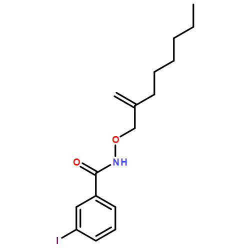 Benzamide, 3-iodo-N-[(2-methyleneoctyl)oxy]- 