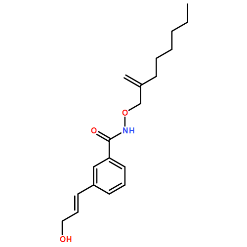 Benzamide, 3-[(1E)-3-hydroxy-1-propen-1-yl]-N-[(2-methyleneoctyl)oxy]- 