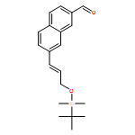 2-Naphthalenecarboxaldehyde, 7-[(1E)-3-[[(1,1-dimethylethyl)dimethylsilyl]oxy]-1-propen-1-yl]- 