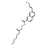 2-Naphthalenecarboxamide, 7-[(1E)-3-hydroxy-1-propen-1-yl]-N-[(2-methyleneoctyl)oxy]- 