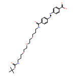 6,9,12-Trioxa-2,16-diazaheptadecanoic acid, 17-[4-[2-(4-carboxyphenyl)diazenyl]phenyl]-17-oxo-, 1-(1,1-dimethylethyl) ester 