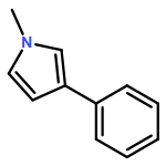 1H-Pyrrole, 1-methyl-3-phenyl- 