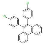 Phenanthrene, 9,10-bis(4-chlorophenyl)- 