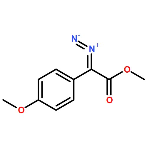 Benzeneacetic acid, α-diazo-4-methoxy-, methyl ester 