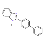 1H-Benzimidazole, 2-[1,1-biphenyl]-4-yl-1-methyl- 