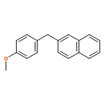 Naphthalene, 2-[(4-methoxyphenyl)methyl]- 