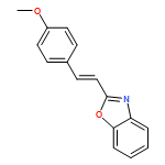 Benzoxazole, 2-[(1E)-2-(4-methoxyphenyl)ethenyl]- 