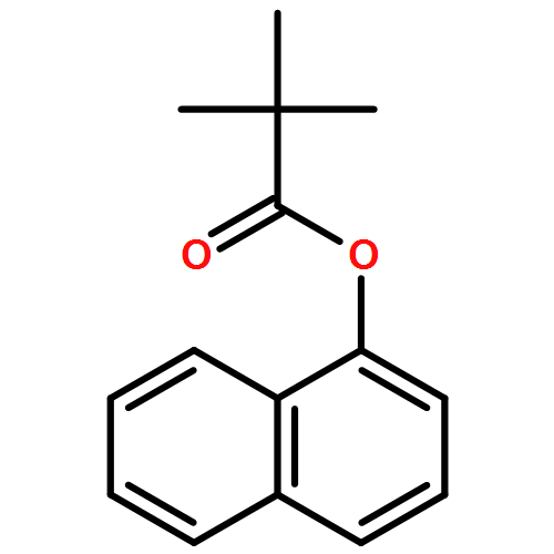 Propanoic acid, 2,2-dimethyl-, 1-naphthalenyl ester 