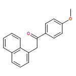 Ethanone, 1-(4-methoxyphenyl)-2-(1-naphthalenyl)- 