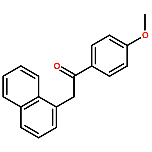 Ethanone, 1-(4-methoxyphenyl)-2-(1-naphthalenyl)- 