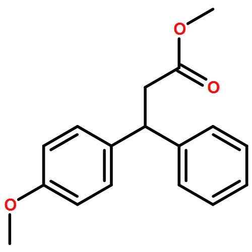 Benzenepropanoic acid, 4-methoxy-β-phenyl-, methyl ester 