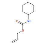 Carbamic acid, N-cyclohexyl-, 2-propen-1-yl ester 