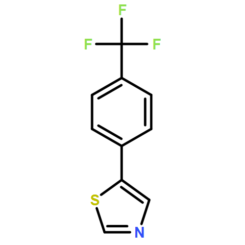 Thiazole, 5-[4-(trifluoromethyl)phenyl]- 