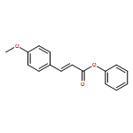 2-Propenoic acid, 3-(4-methoxyphenyl)-, phenyl ester, (2E)- 