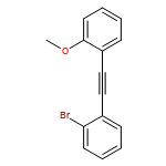 Benzene, 1-bromo-2-[2-(2-methoxyphenyl)ethynyl]- 