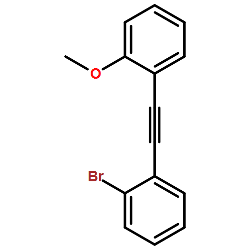 Benzene, 1-bromo-2-[2-(2-methoxyphenyl)ethynyl]- 