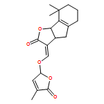 2H-Indeno[1,2-b]furan-2-one, 3-[[[(2R)-2,5-dihydro-4-methyl-5-oxo-2-furanyl]oxy]methylene]-3,3a,4,5,6,7,8,8b-octahydro-8,8-dimethyl-, (3E,3aS,8bR)- 