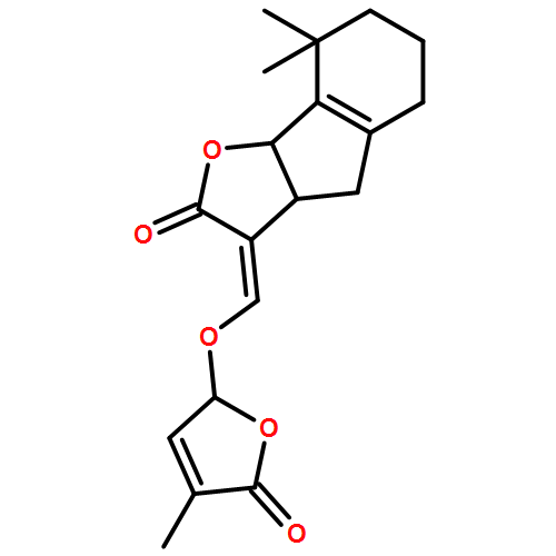 2H-Indeno[1,2-b]furan-2-one, 3-[[[(2R)-2,5-dihydro-4-methyl-5-oxo-2-furanyl]oxy]methylene]-3,3a,4,5,6,7,8,8b-octahydro-8,8-dimethyl-, (3E,3aS,8bR)- 