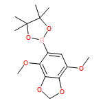 1,3-Benzodioxole, 4,7-dimethoxy-5-(4,4,5,5-tetramethyl-1,3,2-dioxaborolan-2-yl)- 