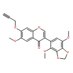 4H-1-Benzopyran-4-one, 3-(4,7-dimethoxy-1,3-benzodioxol-5-yl)-6-methoxy-7-(2-propyn-1-yloxy)- 