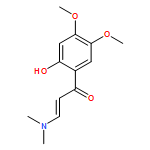 2-Propen-1-one, 3-(dimethylamino)-1-(2-hydroxy-4,5-dimethoxyphenyl)-, (2E)- 