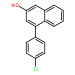 2-Naphthalenol, 4-(4-chlorophenyl)- 