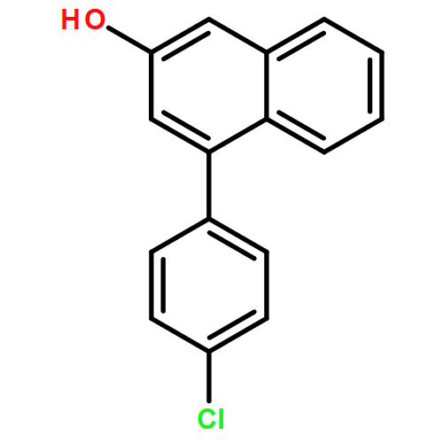 2-Naphthalenol, 4-(4-chlorophenyl)- 