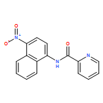 2-Pyridinecarboxamide, N-(4-nitro-1-naphthalenyl)- 