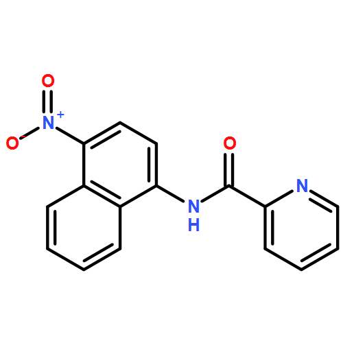 2-Pyridinecarboxamide, N-(4-nitro-1-naphthalenyl)- 