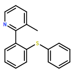 Pyridine, 3-methyl-2-[2-(phenylthio)phenyl]- 