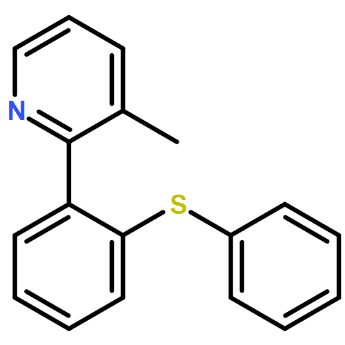 Pyridine, 3-methyl-2-[2-(phenylthio)phenyl]- 