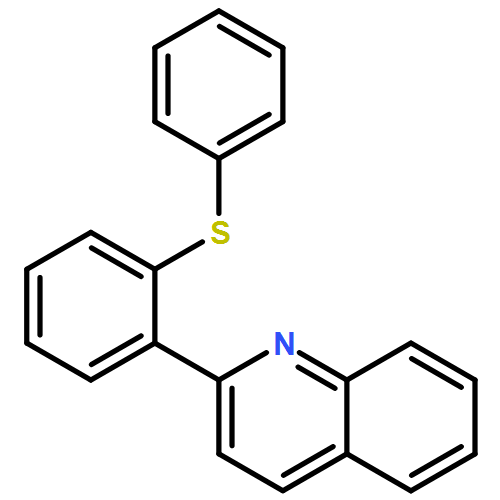 Quinoline, 2-[2-(phenylthio)phenyl]- 