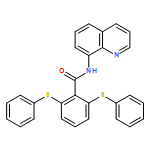 Benzamide, 2,6-bis(phenylthio)-N-8-quinolinyl- 