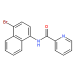 2-Pyridinecarboxamide, N-(4-bromo-1-naphthalenyl)- 