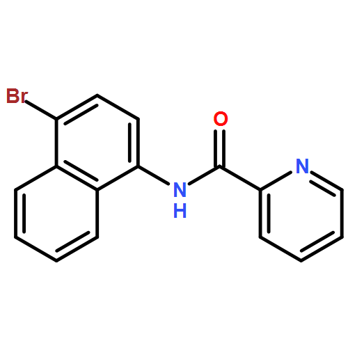 2-Pyridinecarboxamide, N-(4-bromo-1-naphthalenyl)- 