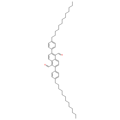 1,5-Naphthalenedicarboxaldehyde, 2,6-bis(4-tridecylphenyl)- 