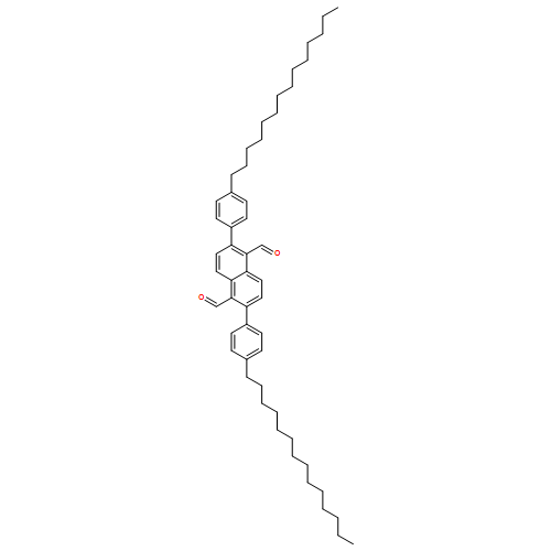 1,5-Naphthalenedicarboxaldehyde, 2,6-bis(4-tetradecylphenyl)- 