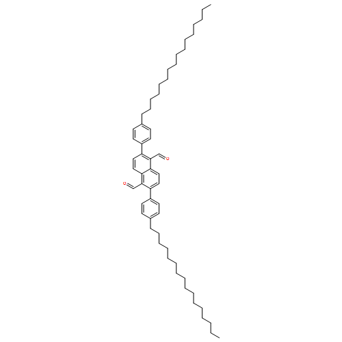 1,5-Naphthalenedicarboxaldehyde, 2,6-bis(4-hexadecylphenyl)- 