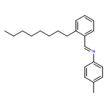 Benzenamine, 4-methyl-N-[(2-octylphenyl)methylene]- 