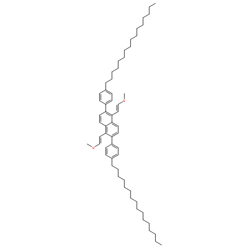 Naphthalene, 2,6-bis(4-hexadecylphenyl)-1,5-bis(2-methoxyethenyl)- 