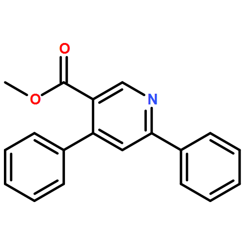 3-Pyridinecarboxylic acid, 4,6-diphenyl-, methyl ester 