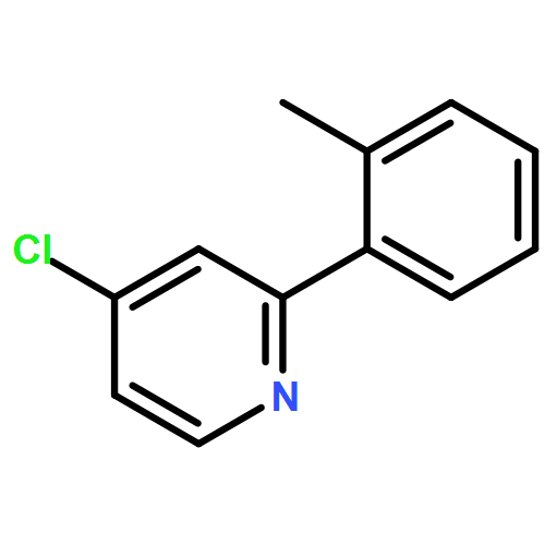 Pyridine, 4-chloro-2-(2-methylphenyl)- 