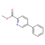 2-Pyridinecarboxylic acid, 5-phenyl-, methyl ester 