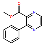 2-Pyrazinecarboxylic acid, 3-phenyl-, methyl ester 